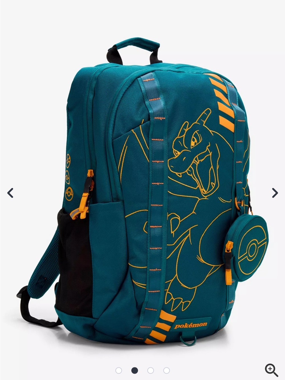 Pokémon Embroidered Charizard Backpack with Coin Purse - BoxLunch Exclusive - Picture 2 of 5